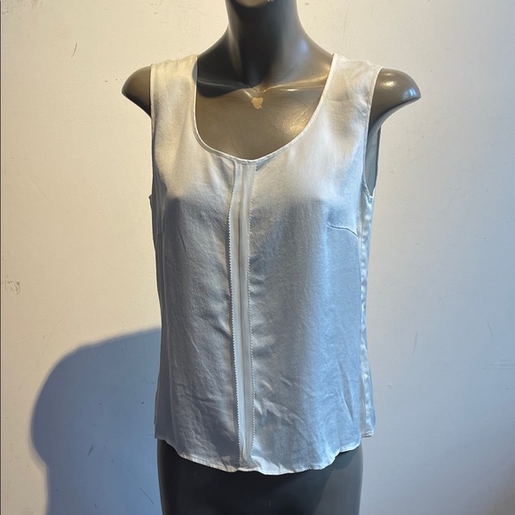 Escada Tops - Escada silk tank ruffle down front